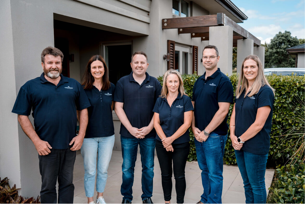 Photo of the whole Martin Davidson team outside